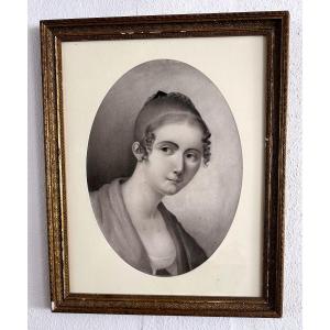 "Elisa ROY, Portrait de jeune femme, Dessin"