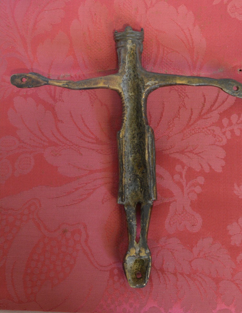 Christ En Bronze XIIIème Siècle-photo-4