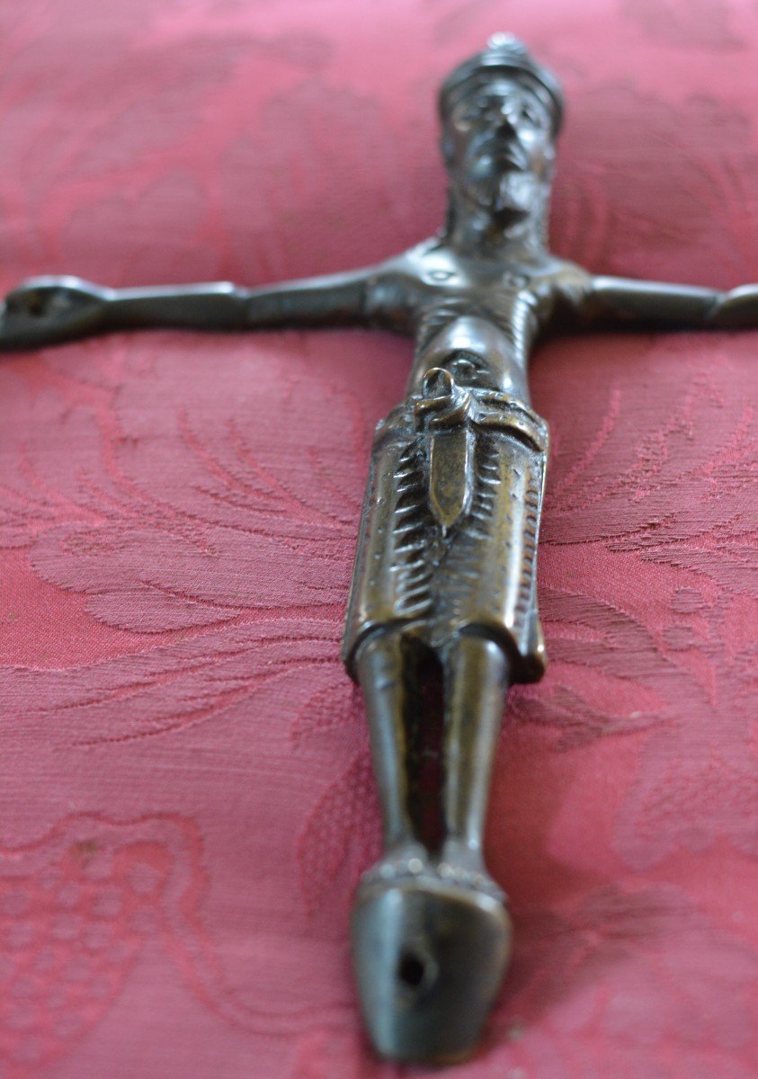 Christ En Bronze XIIIème Siècle-photo-5