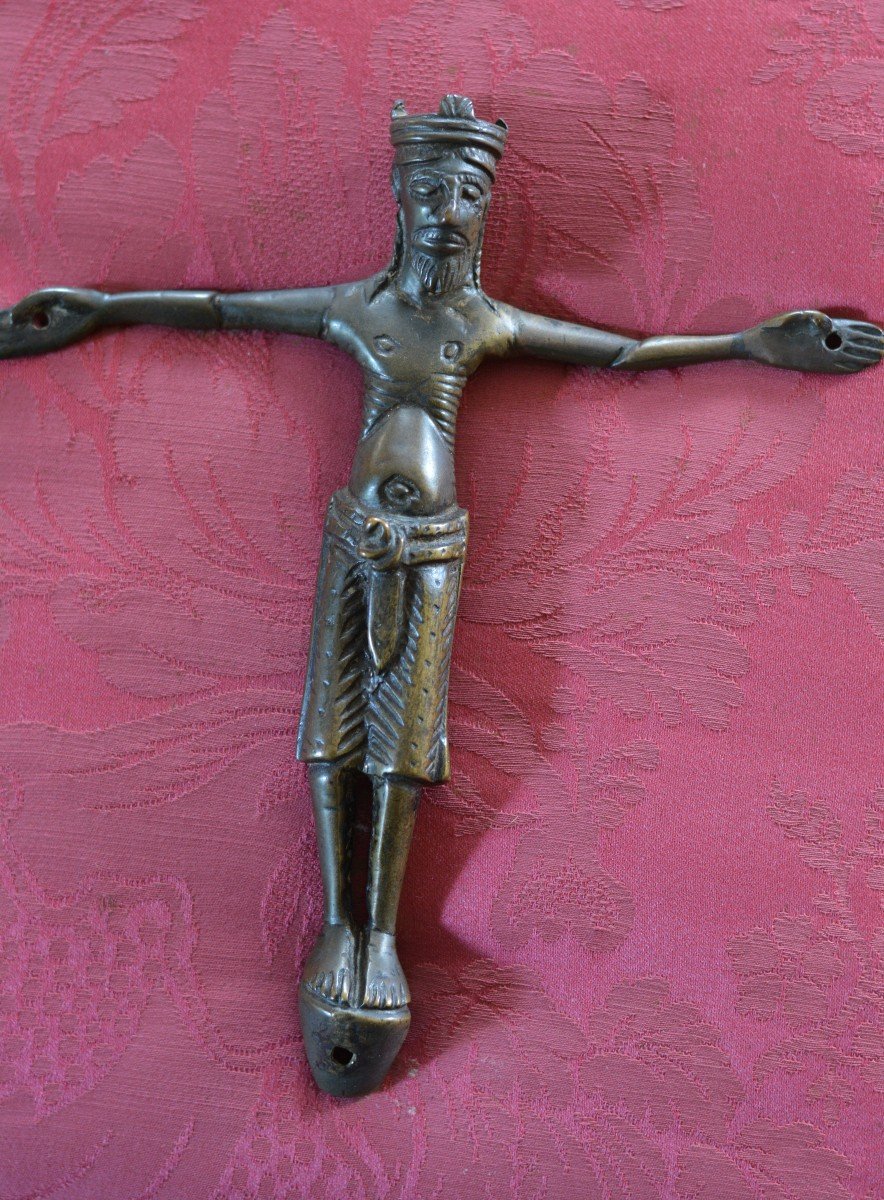 Christ En Bronze XIIIème Siècle