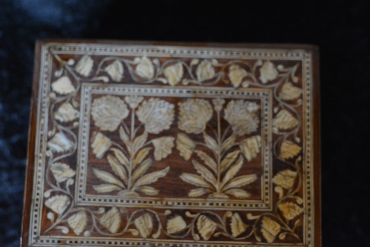 Small Indo-portuguese Cabinet 17th Century-photo-6