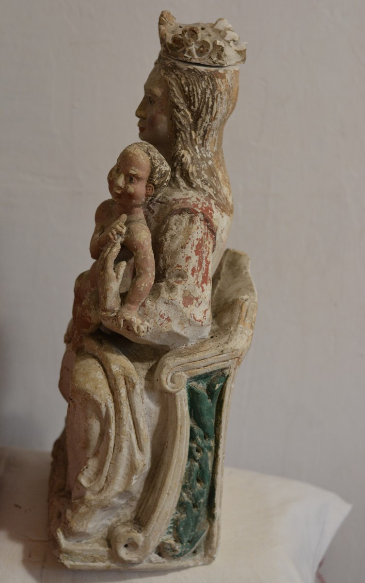 Vierge à l'enfant 16ème siècle -photo-4