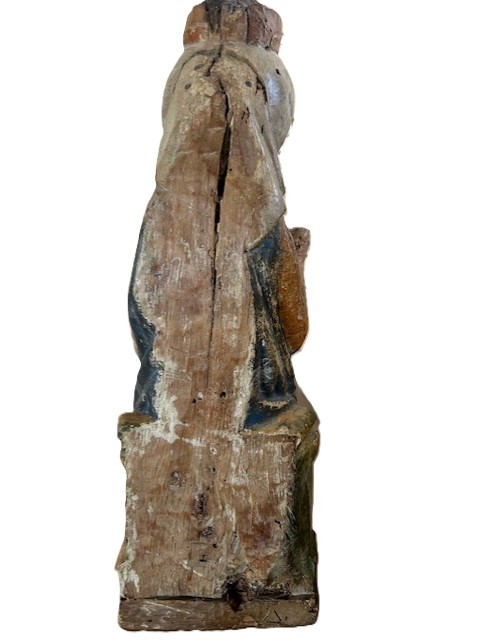 Vierge en majesté 13ème siècle-photo-2