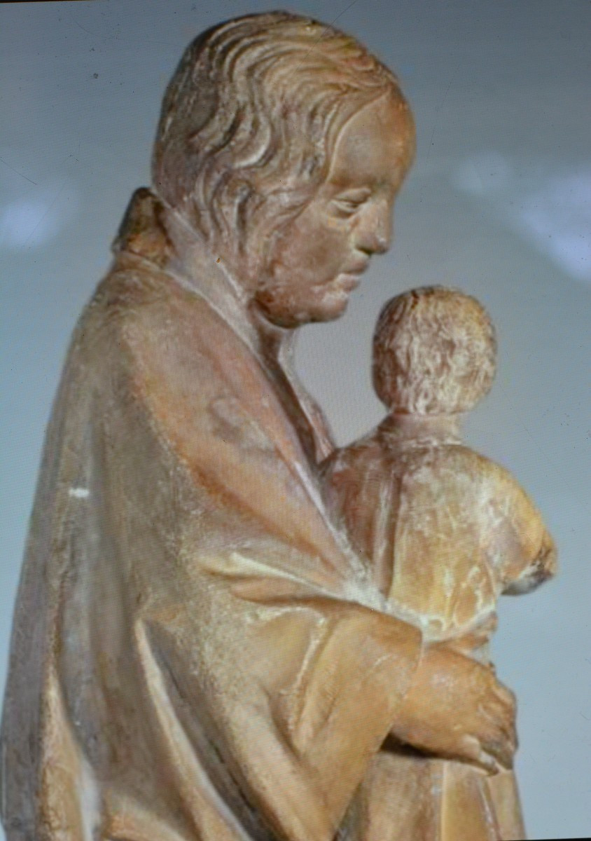 Vierge à l'enfant 16ème siècle -photo-3