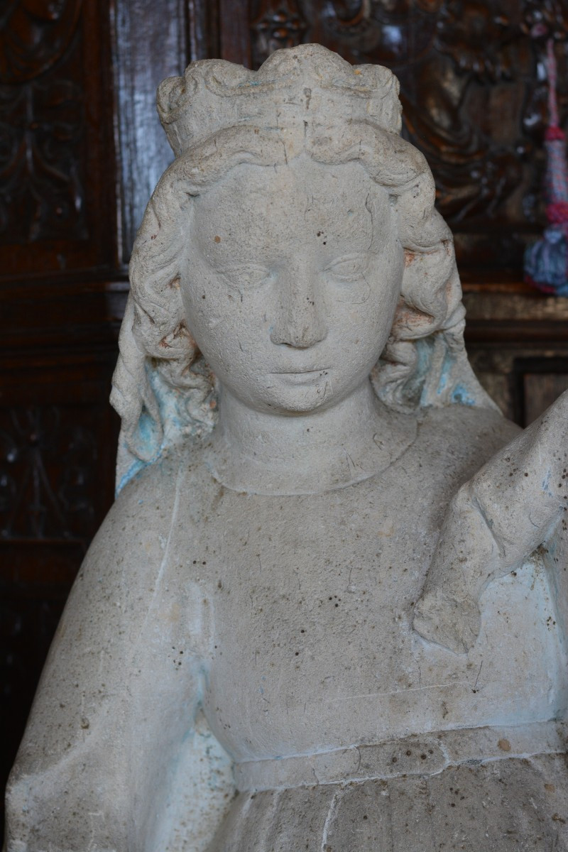 Virgin And Child, 14th Century-photo-6