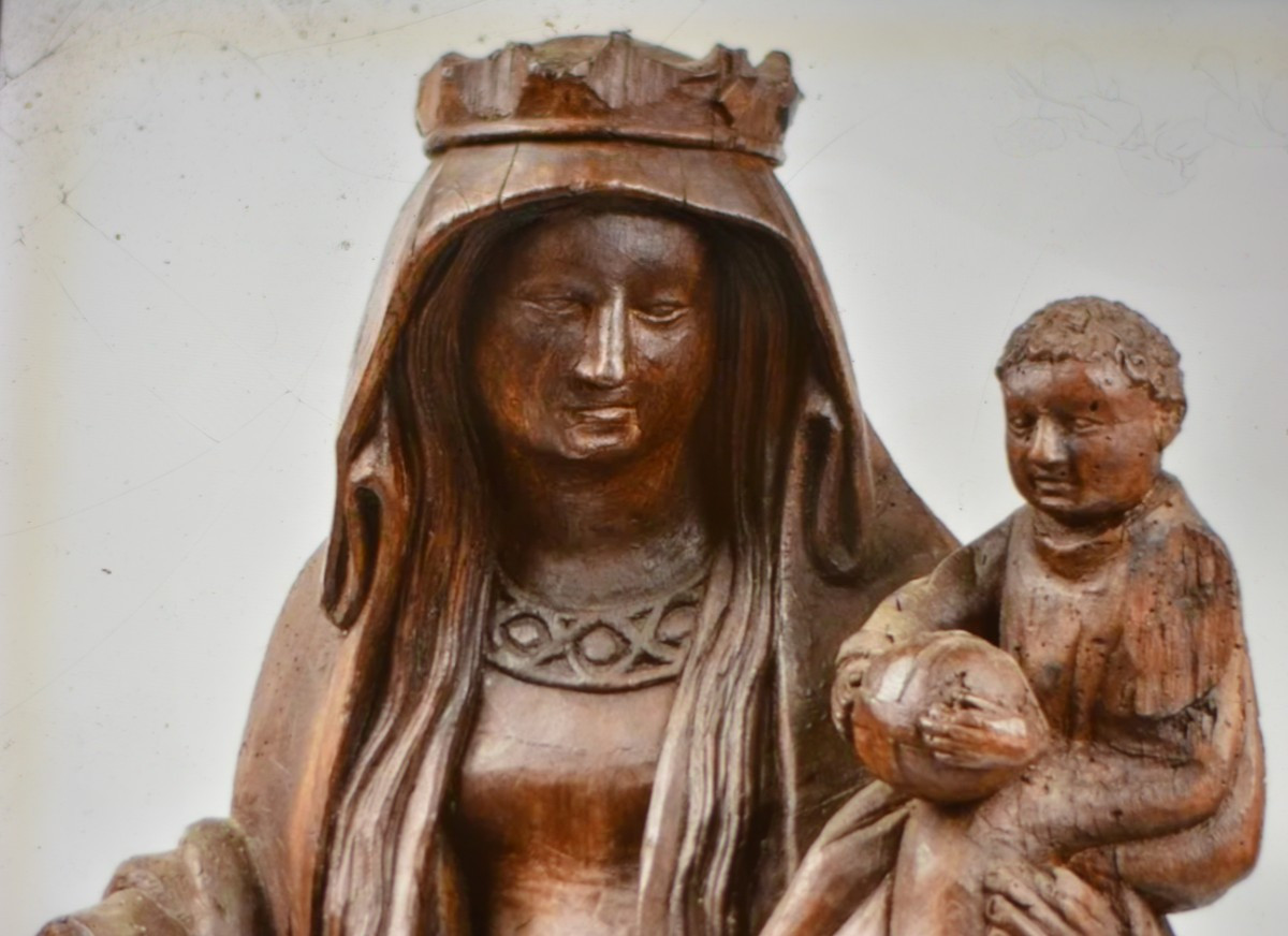 Madonna And Child 15th Century-photo-5