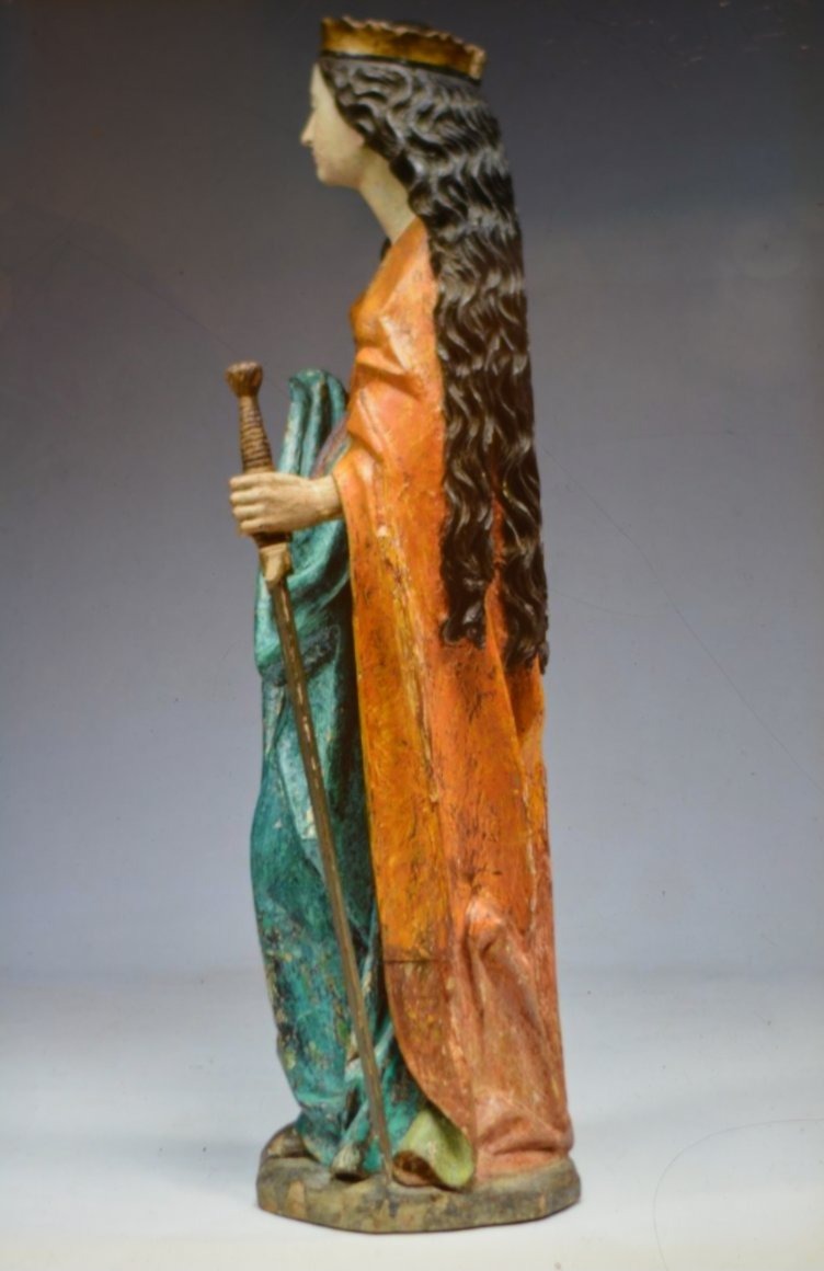 Saint Catherine Of Alexandria 16th Century-photo-2
