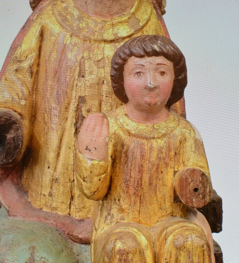 Virgin And Child, 14th Century-photo-5