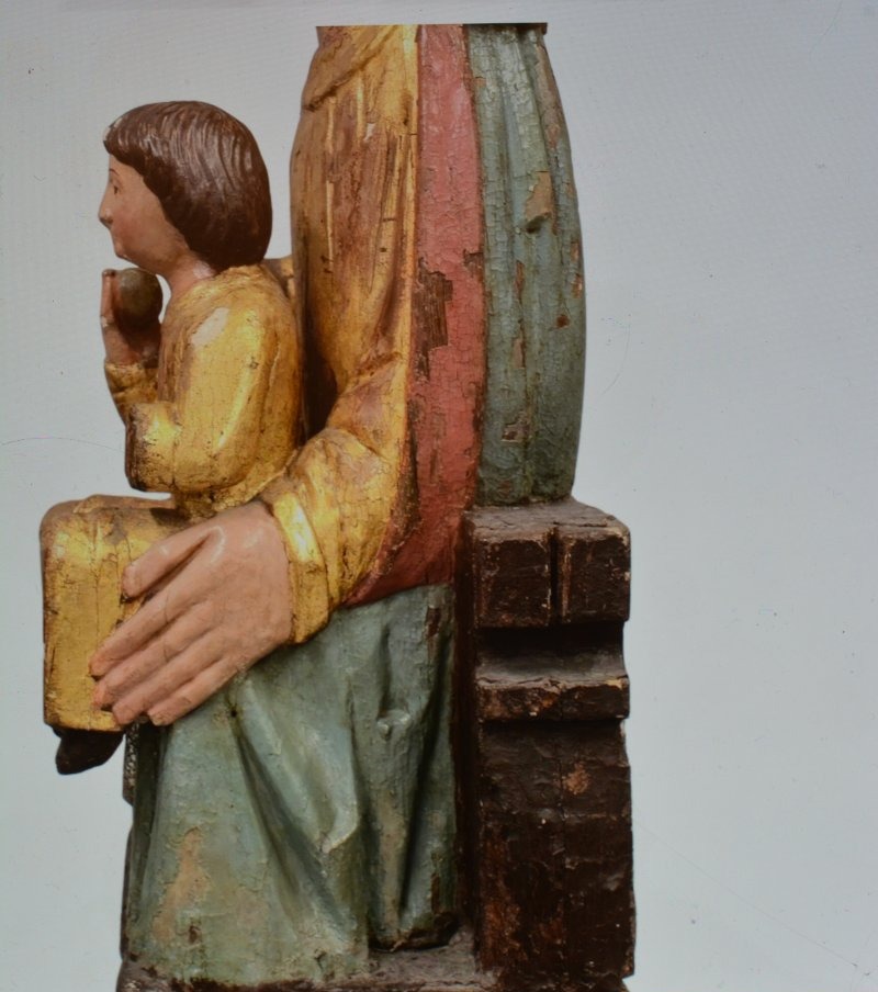 Virgin And Child, 14th Century-photo-7