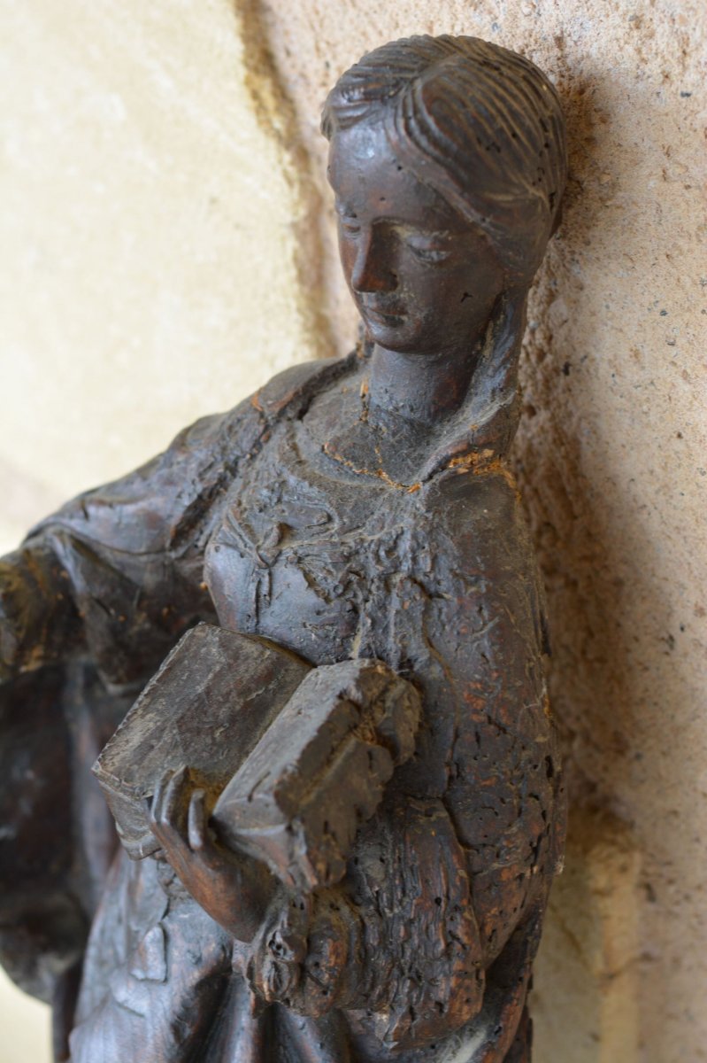 Sainte Catherine d'Alexandrie , France ,fin XVI ème Siècle-photo-1