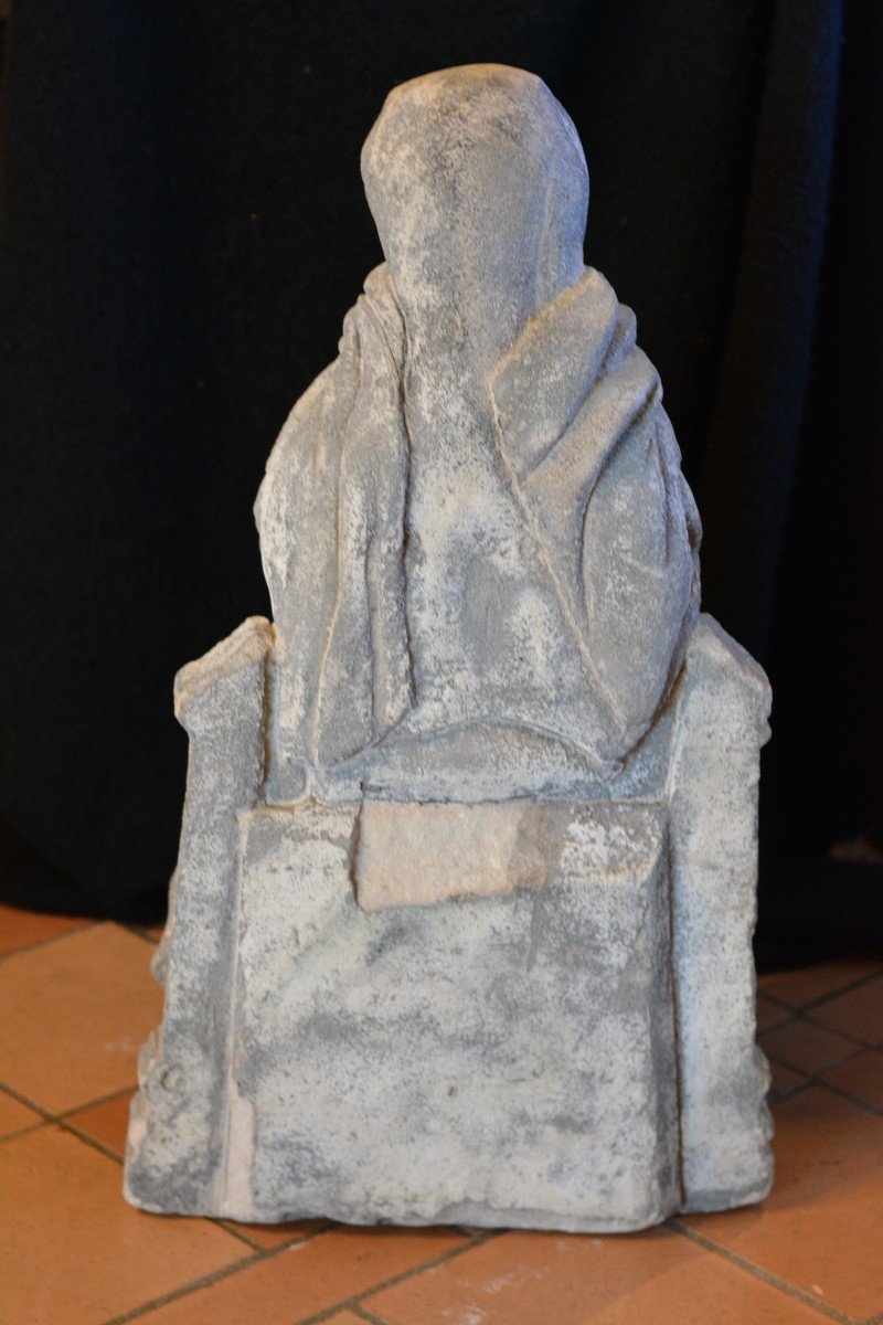 Saint Anne Educator In Stone 16th Century-photo-3
