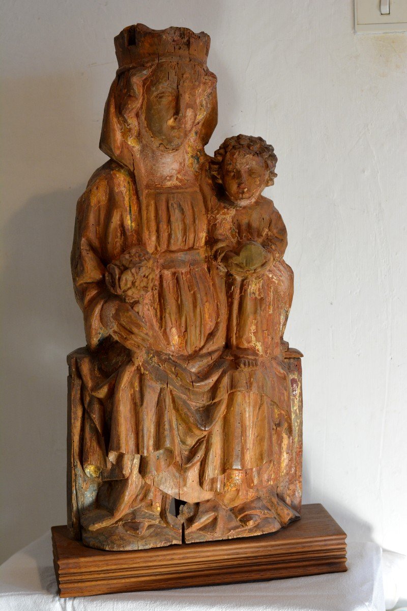 Vierge à l'Enfant  XIVème Siècle-photo-1