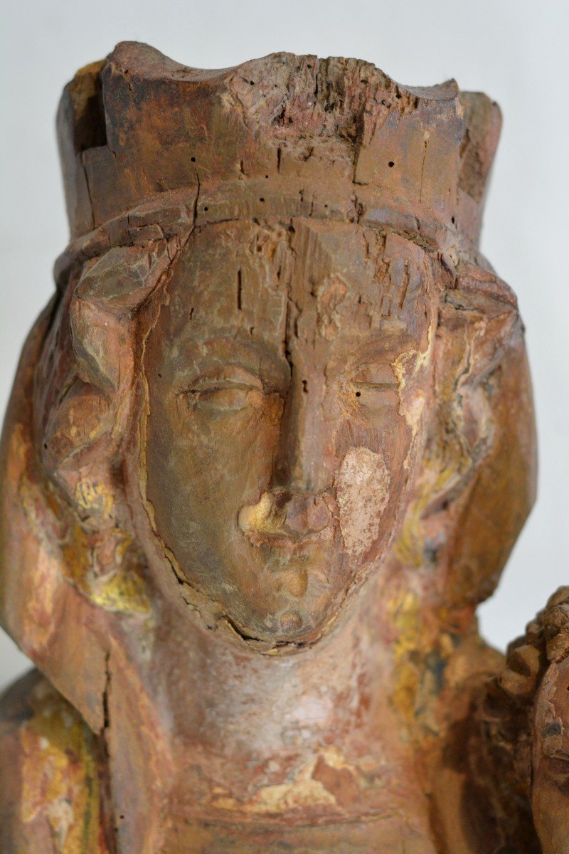 Vierge à l'Enfant  XIVème Siècle-photo-5