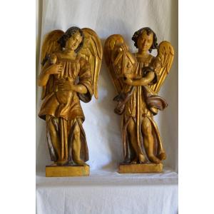 Pair Of Angels XVI Th Century