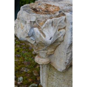 14th Century Marble End Lamp