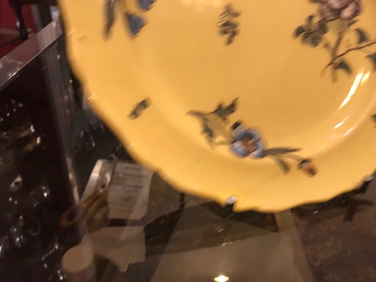 18th Century Marseille Earthenware Plate By Fauchier-photo-8