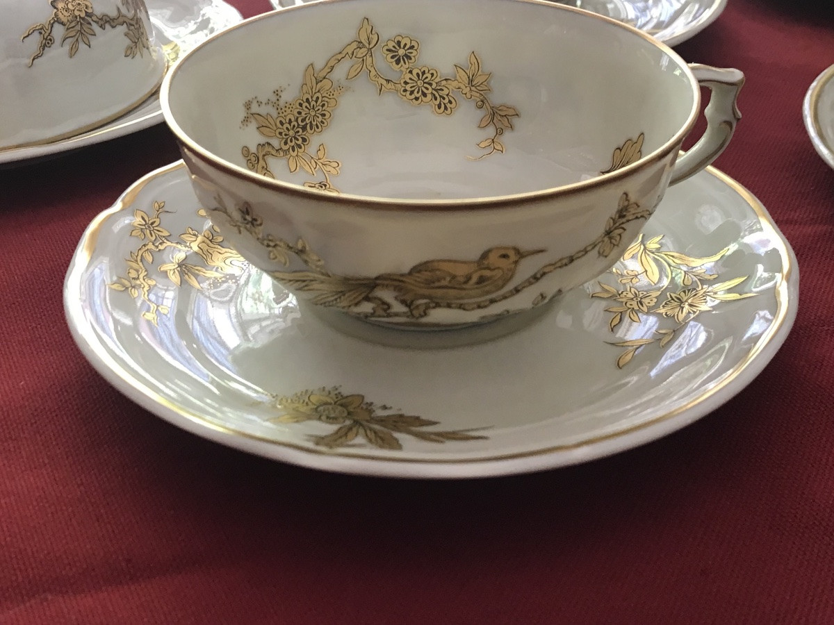 Bernardeau 14-piece Queen Elisabeth Porcelain Tea Set-photo-1