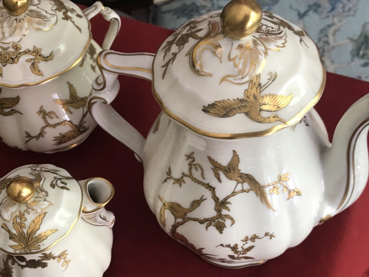 Bernardeau 14-piece Queen Elisabeth Porcelain Tea Set-photo-5
