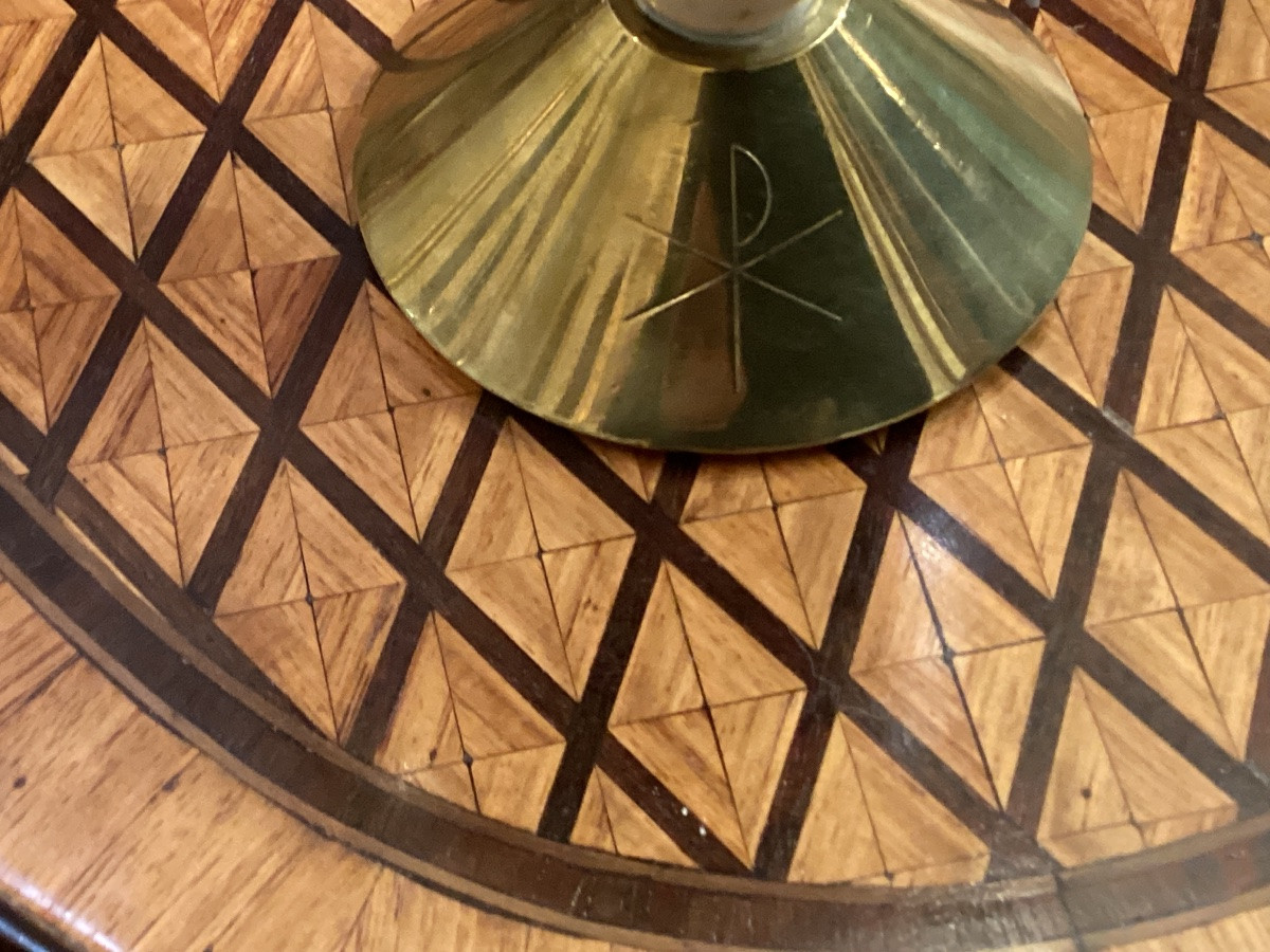 Chalice And Its Host Box In Silver (only The Cup Is Silver), The Whole Set In Gold-plated Metal-photo-6