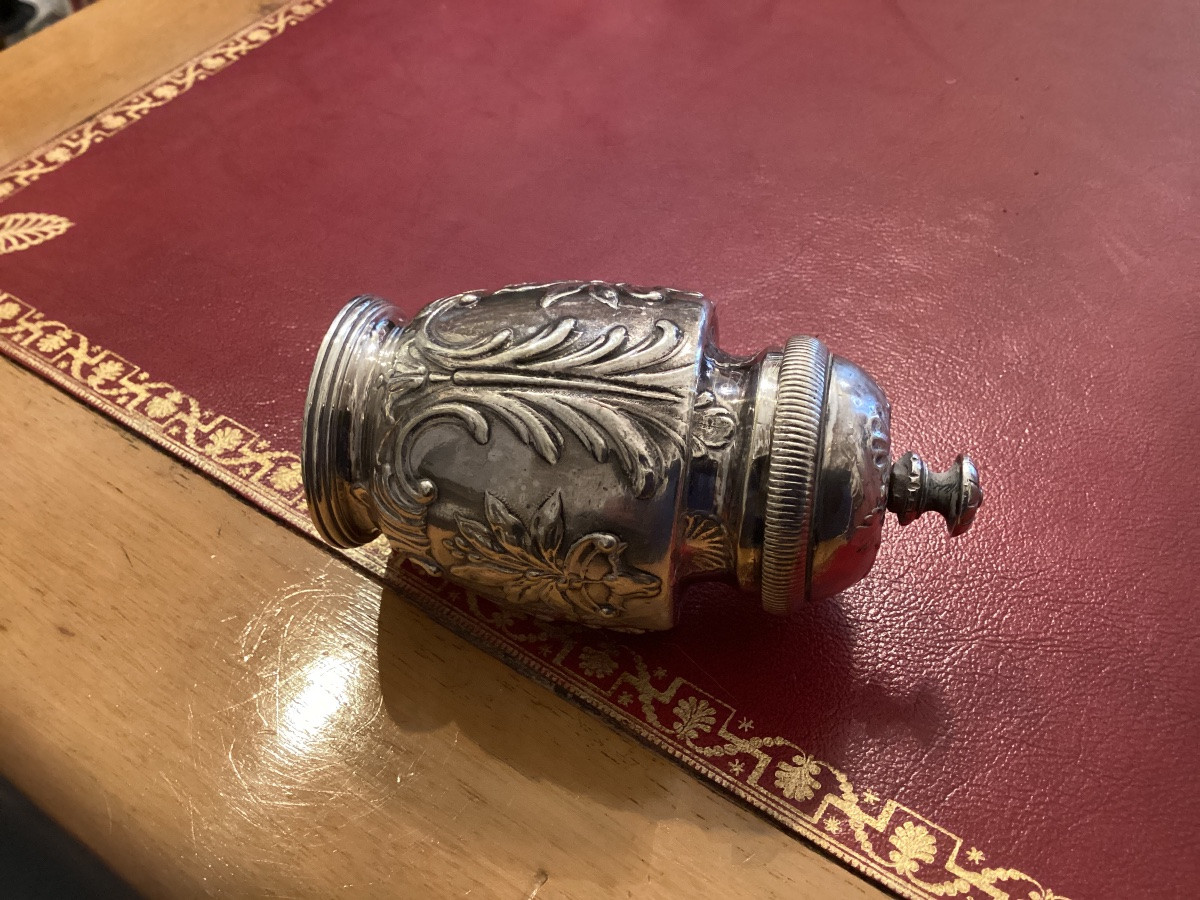 Christofle Pepper Mill From The Hotel Ritz (same Origin As The Salt Cellars), Unsigned-photo-2