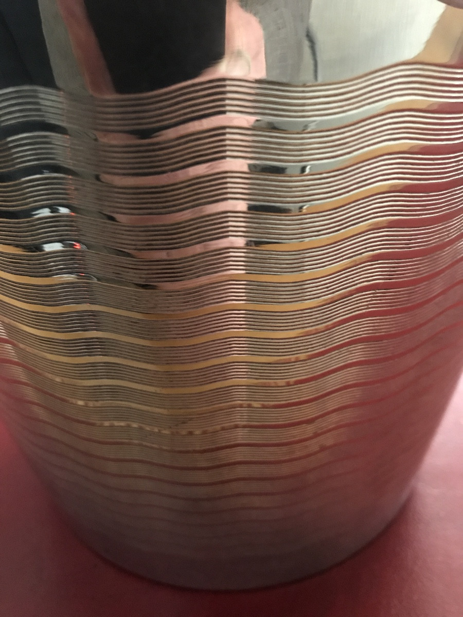 Art Deco Champagne Bucket By The Silversmith Stmedard, Signed.-photo-3