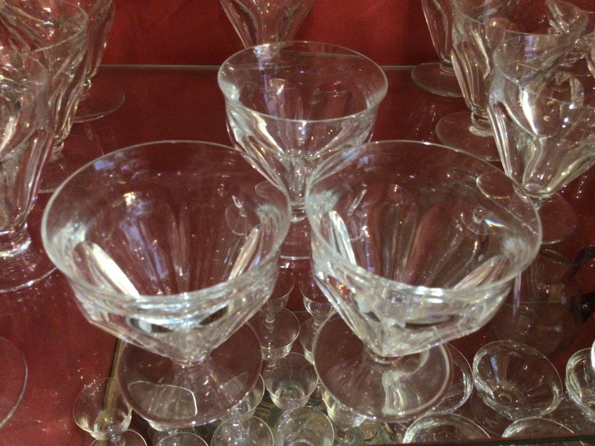 Baccarat 12 verre à eau du service Harcourt Talleyrand  tous estampillés -photo-2