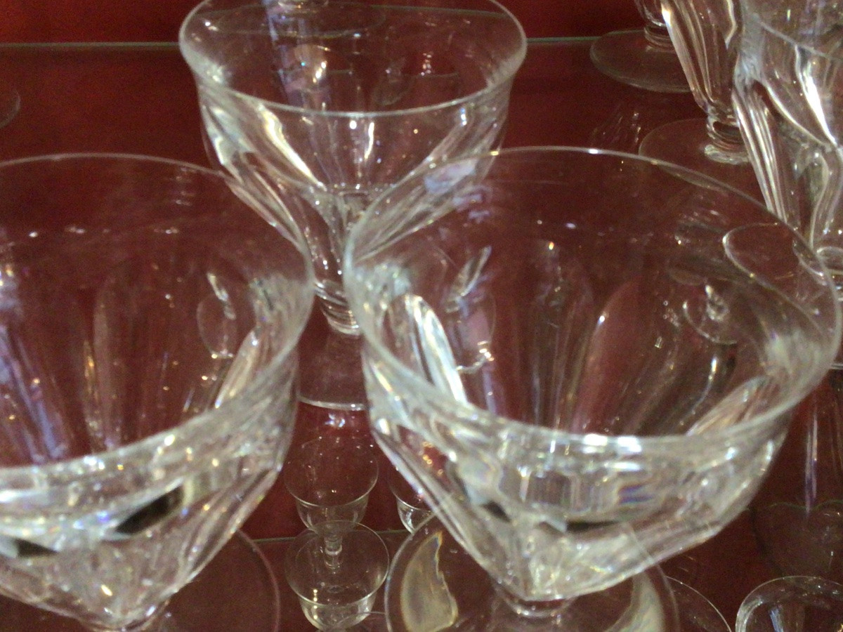 Baccarat 12 verre à eau du service Harcourt Talleyrand  tous estampillés -photo-4