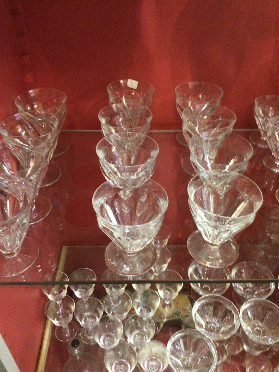 Baccarat 12 verre à eau du service Harcourt Talleyrand  tous estampillés -photo-1
