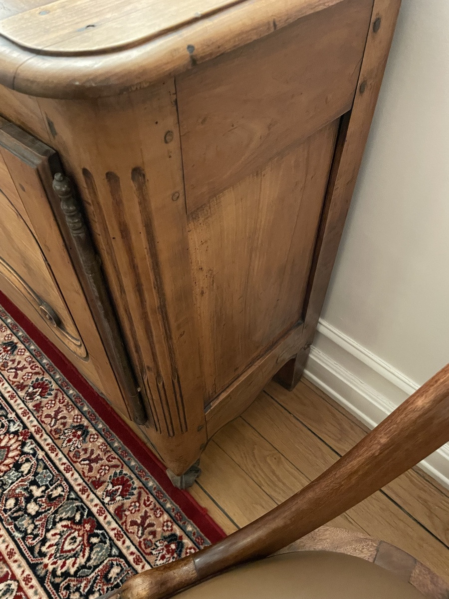 Enfilade en noyer fin XVIII eme-photo-3