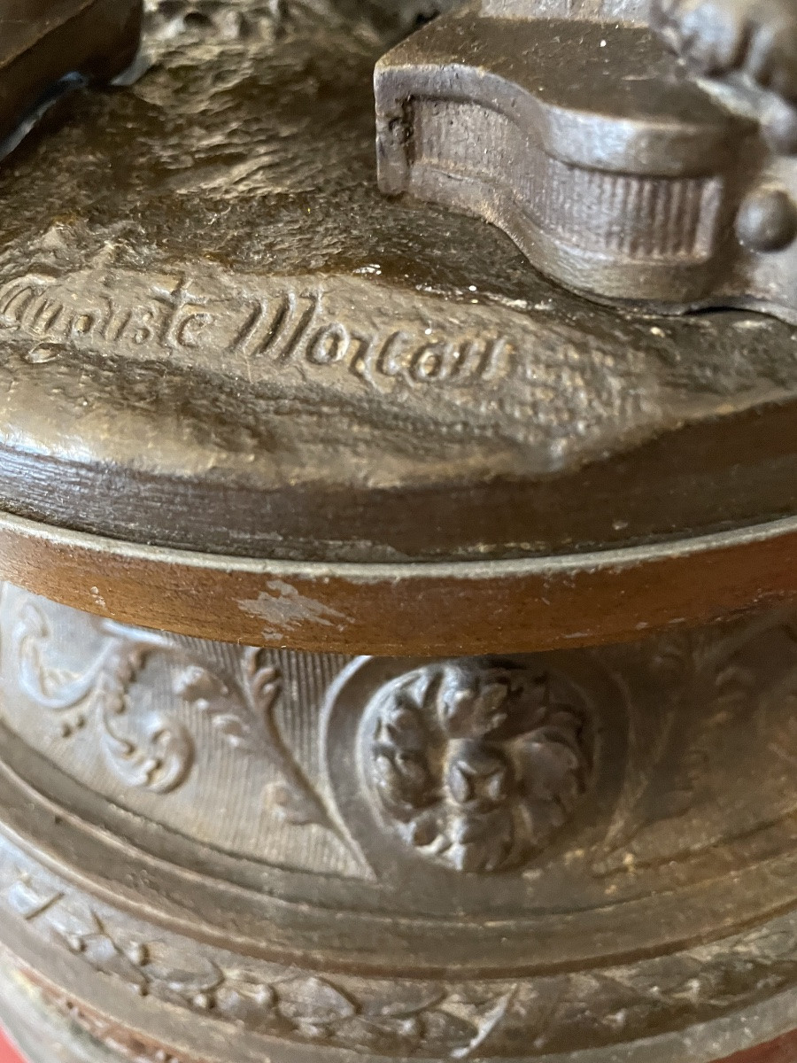 Louis Auguste Moreau 1855-1919 Large In Regula-photo-6