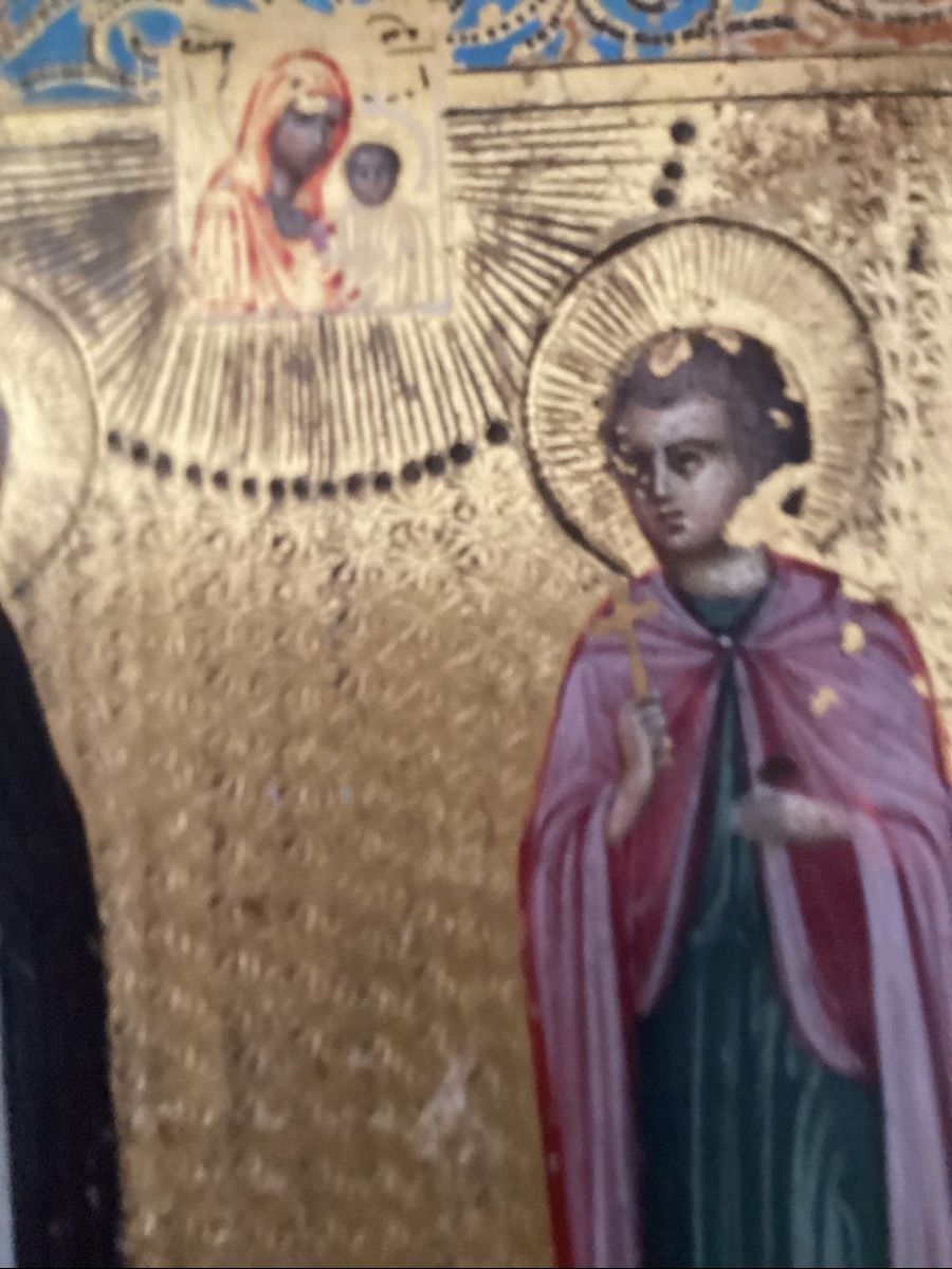 Icon Of Saint Seraphim And Saint Boniface, Late 19th Century-photo-1