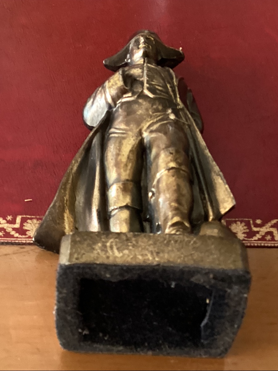 Statuette de Napoleon en plomb doré très finement moulé fin XIX éme- début XX eme-photo-3