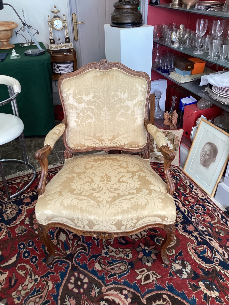 Paire de dossiers plats d’epoque XVIII eme en très bon etat-photo-3