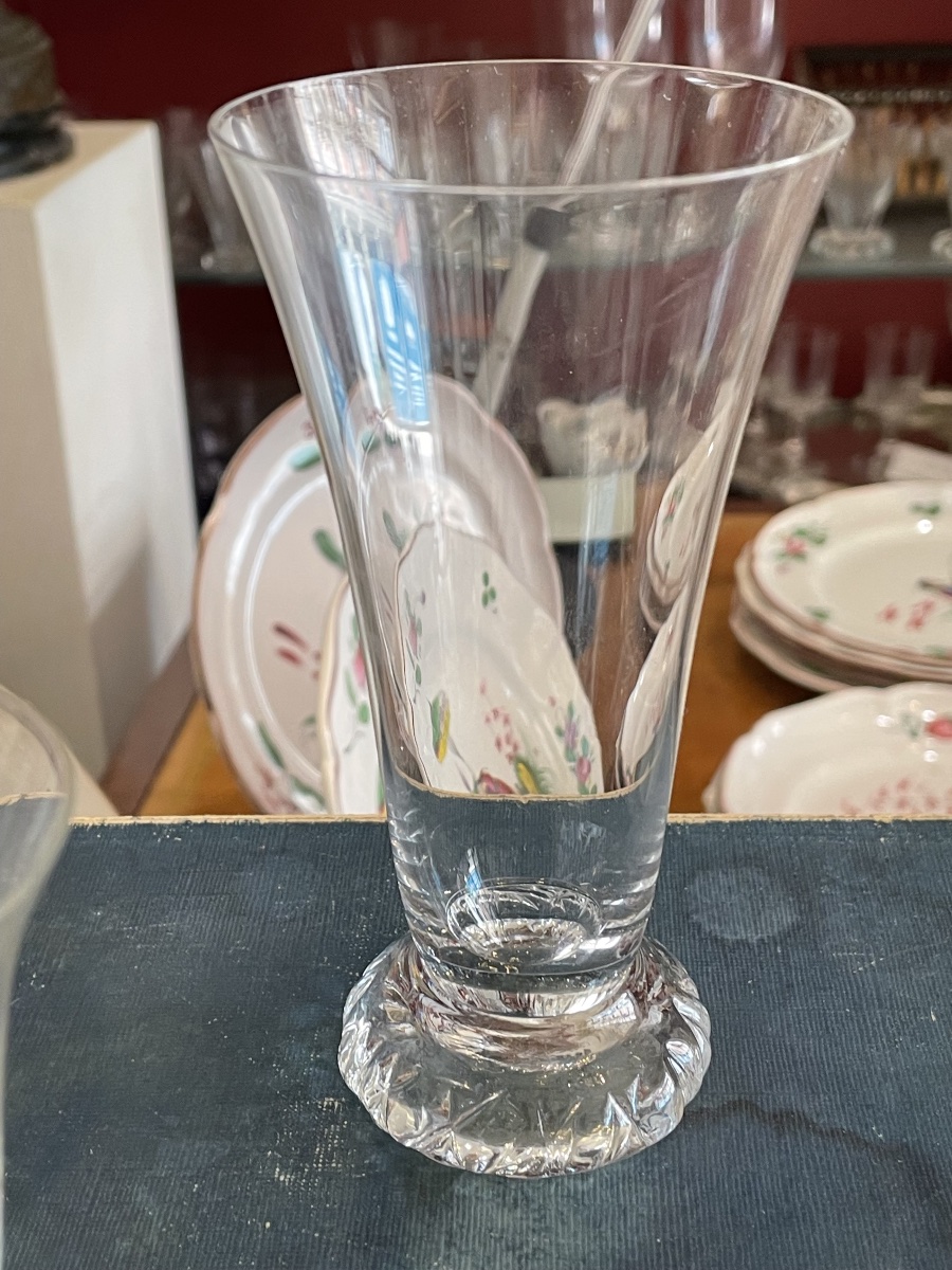 Cristallerie de Daum service de verre de 45 pièces toutes signées avec boîtes d’origine-photo-1