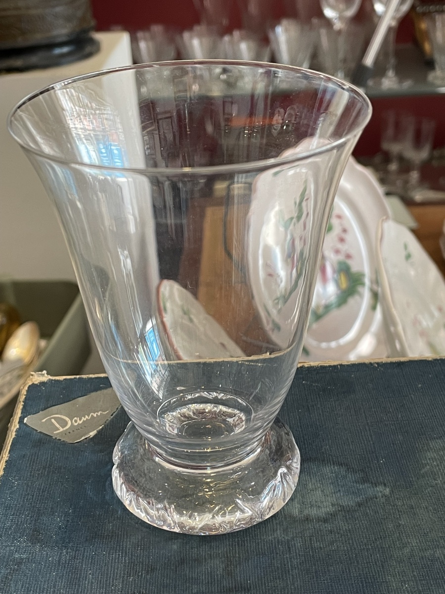 Cristallerie de Daum service de verre de 45 pièces toutes signées avec boîtes d’origine-photo-2