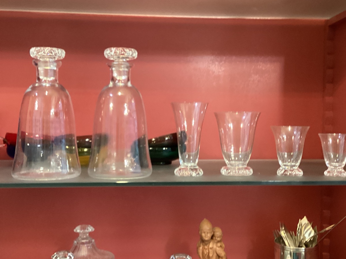 Cristallerie de Daum service de verre de 45 pièces toutes signées avec boîtes d’origine