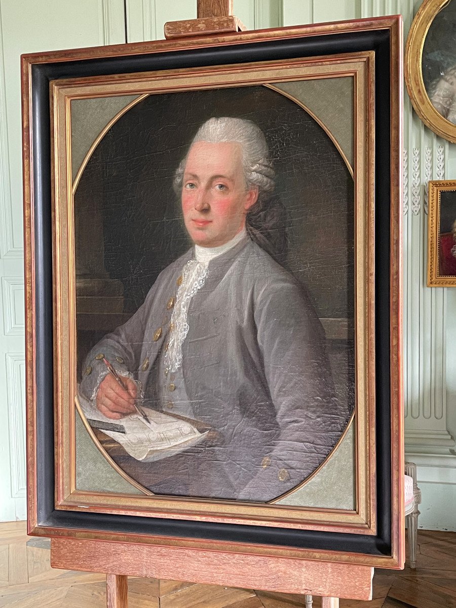 Portrait Of An Architect Under Louis XVI-photo-4