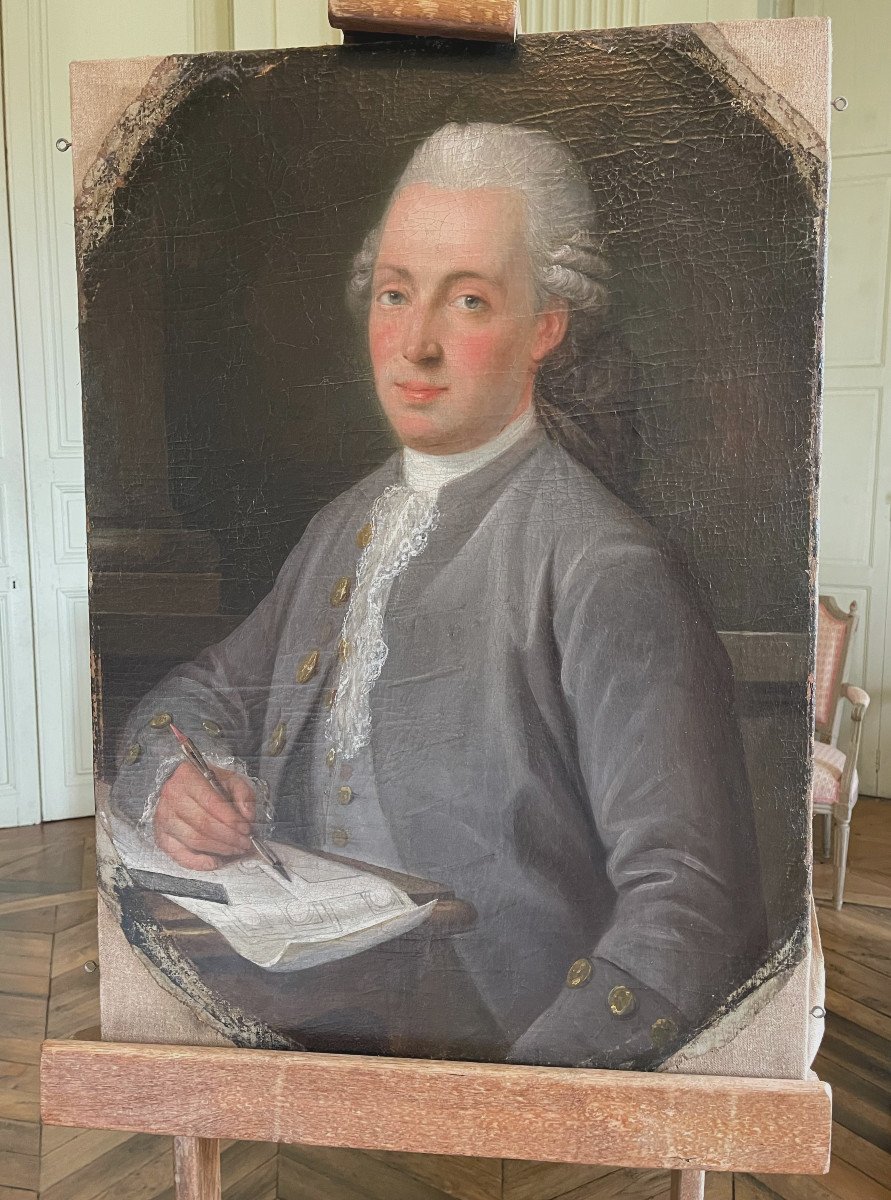 Portrait Of An Architect Under Louis XVI-photo-1