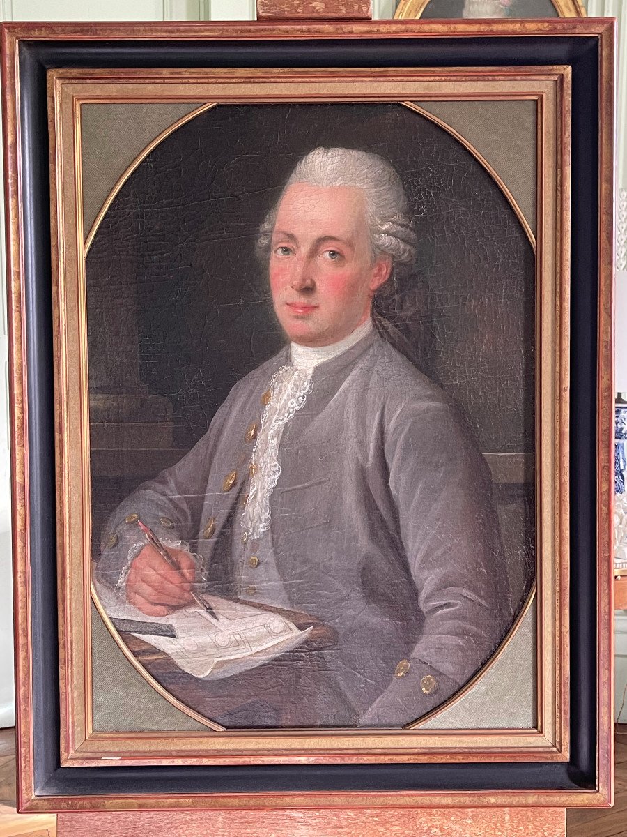Portrait Of An Architect Under Louis XVI-photo-4