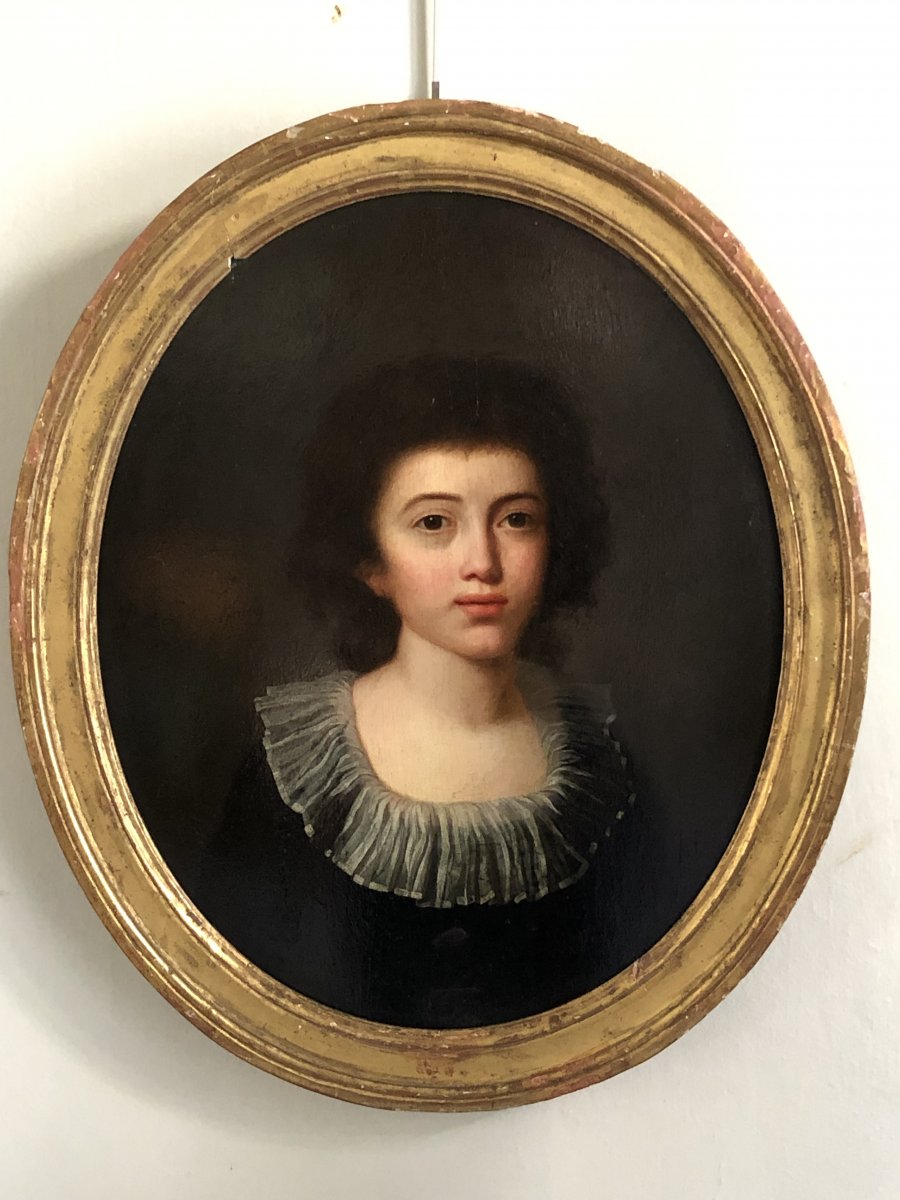 Simon Petit De Coupray, Portrait De Jeune Garçon 1785