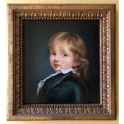 Portrait d'Enfant à La Veste Bleue
