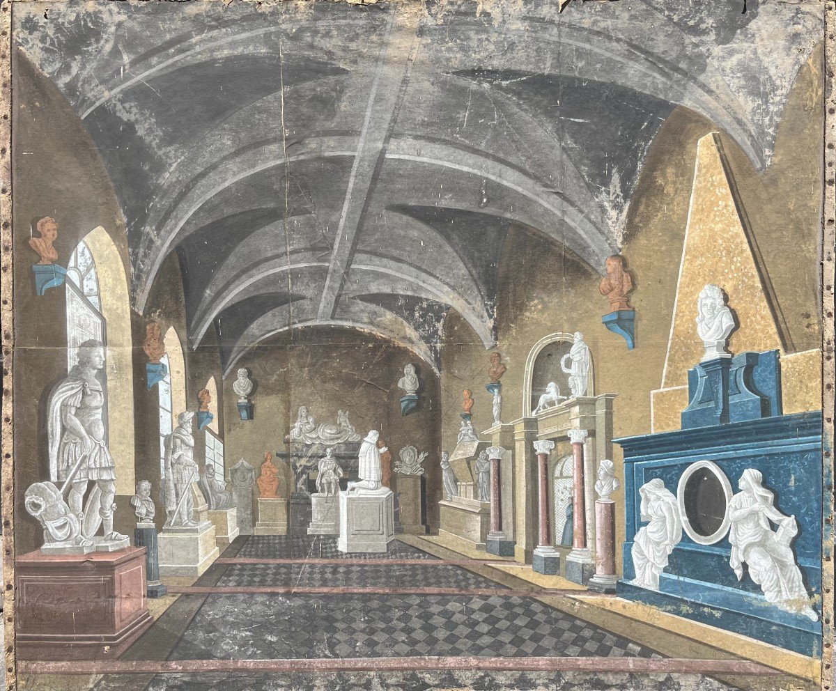 Interior Of The Museum Of French Monuments, View Of The 17th Century Hall