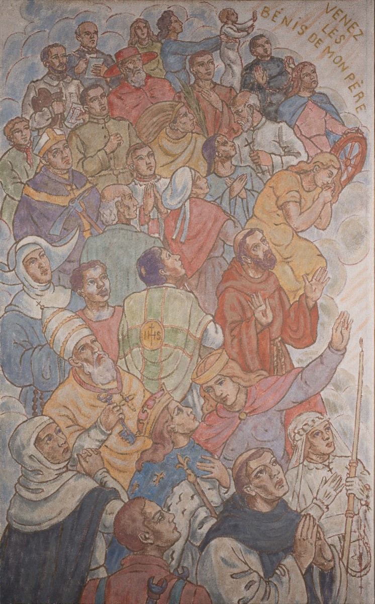 Edouard Dumoulin (1898 - 1973) - The Blessed