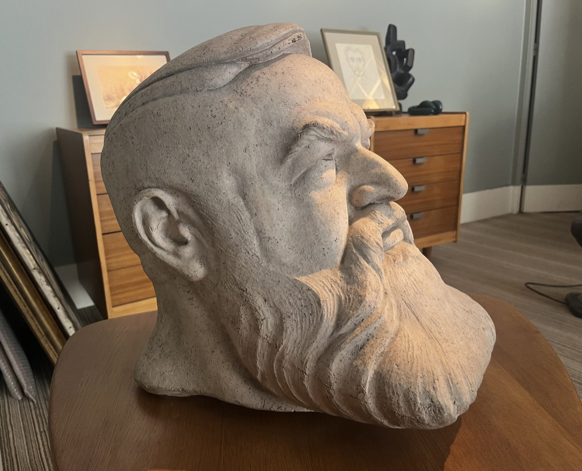 Walter Spaeny (1892 - 1952) - Sculpture - Tête de Tristan Bernad (1866 - 1947) -photo-3