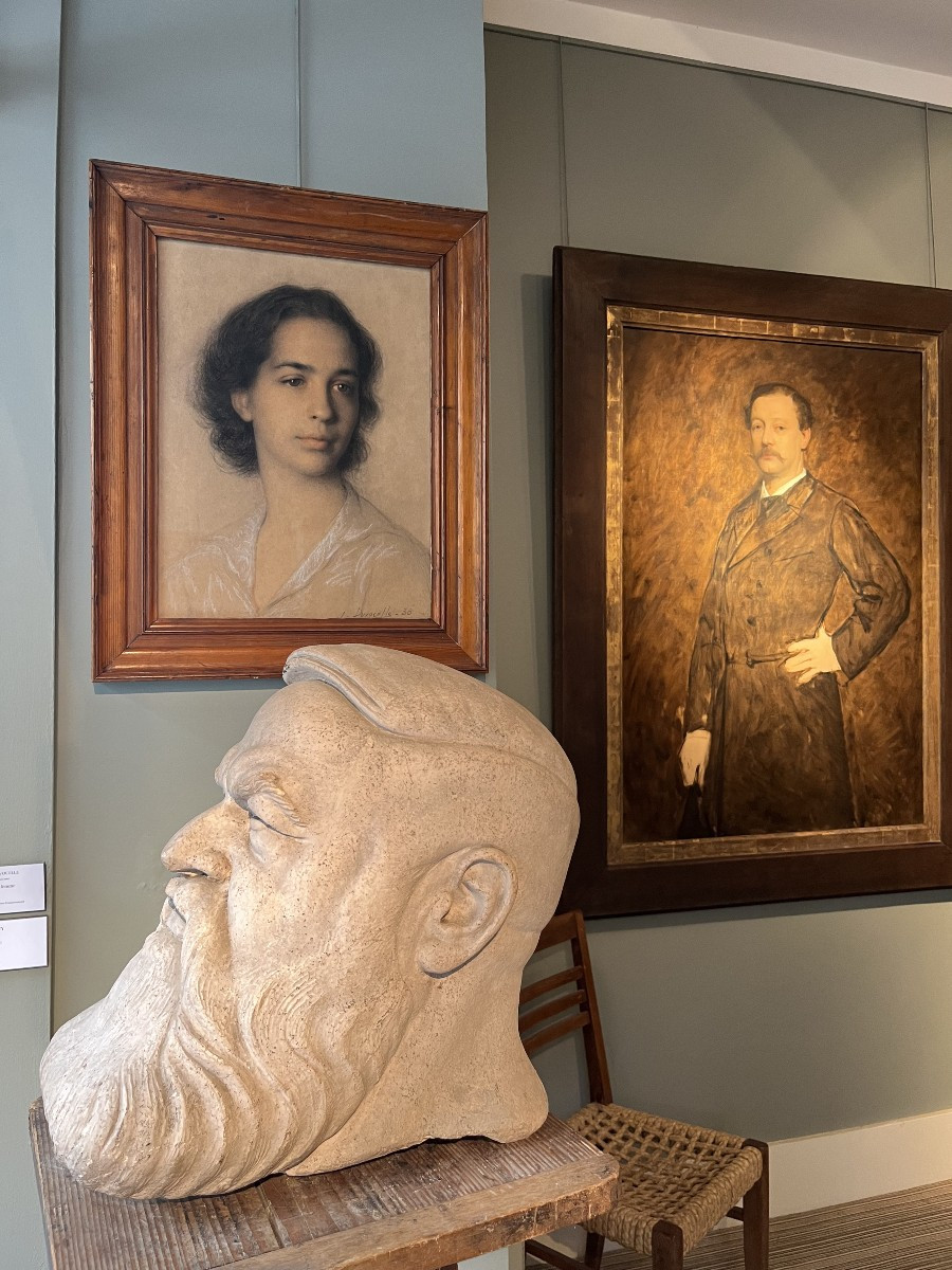 Julien Adolphe DUVOCELLE - Portrait de jeune femme 1938-photo-2