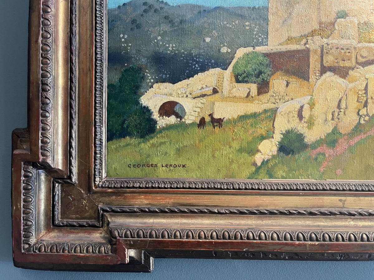 Georges Leroux (1877 - 1957) - Château Des Baux De Provence-photo-2