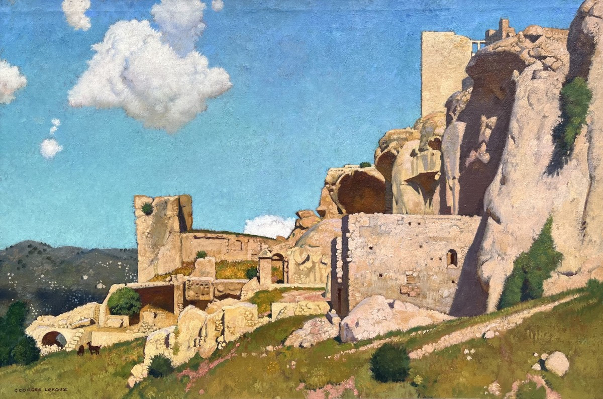 Georges Leroux (1877 - 1957) - Château Des Baux De Provence