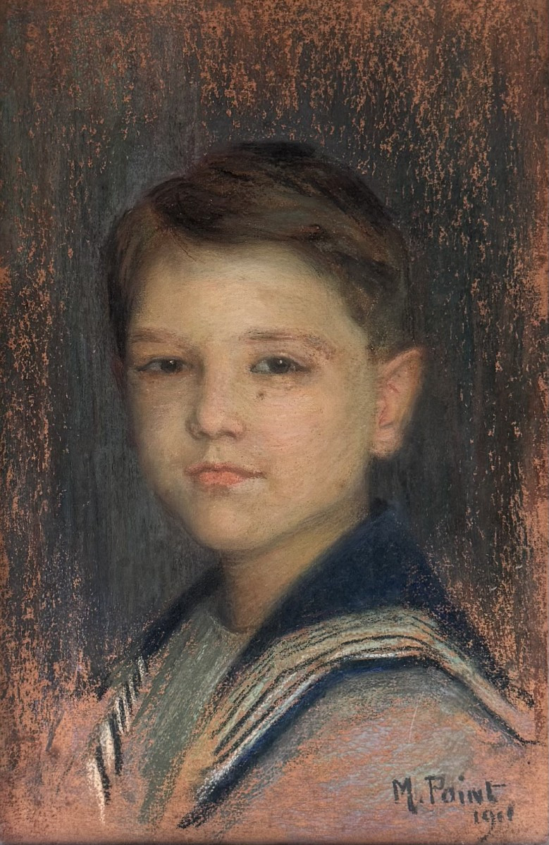 Maurice Point - Portrait  Of Young Boy, 1911