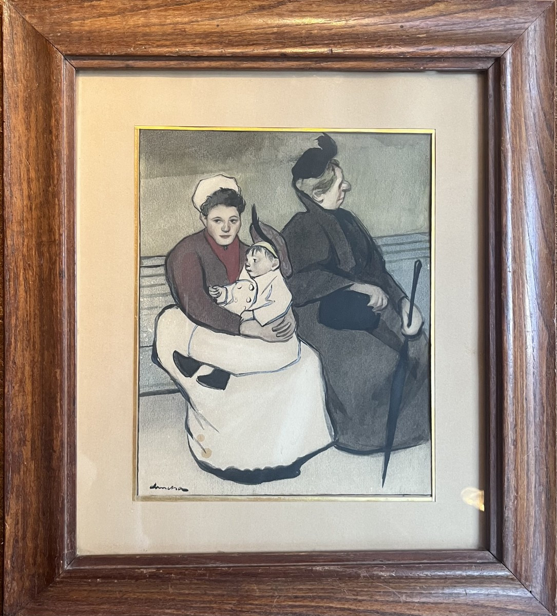 Francisco Sancha y Lengo (1874 - 1936) Dans l'omnibus-photo-2