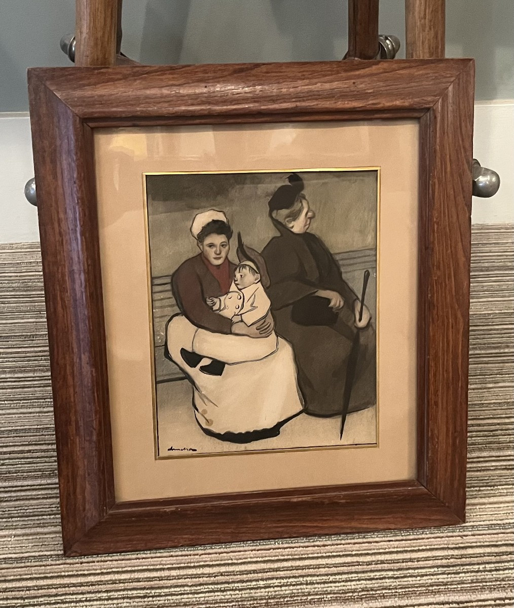 Francisco Sancha y Lengo (1874 - 1936) Dans l'omnibus-photo-4